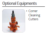Semi-automatic Modular Pvc Corner Cleaning Machine