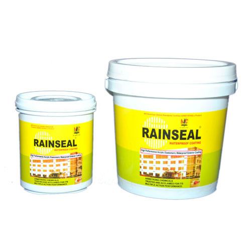 Waterproofing Product - Acrylic Elastomeric Liquid Coating, White Color, Self-cured Membrane, Resistant To Water And Weather, Ideal For Roofs And Walls