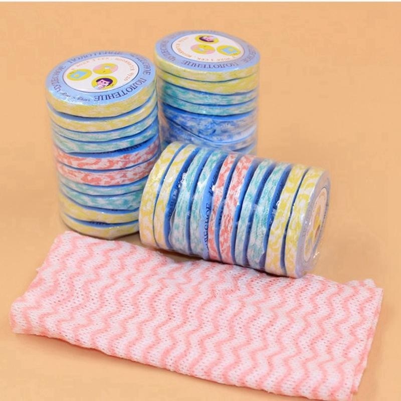 Printed Kitchen Tissue Set - 10 Pcs Polyester & Cotton Blend, 4.4x0.7 Cm Dimensions, Random Shades