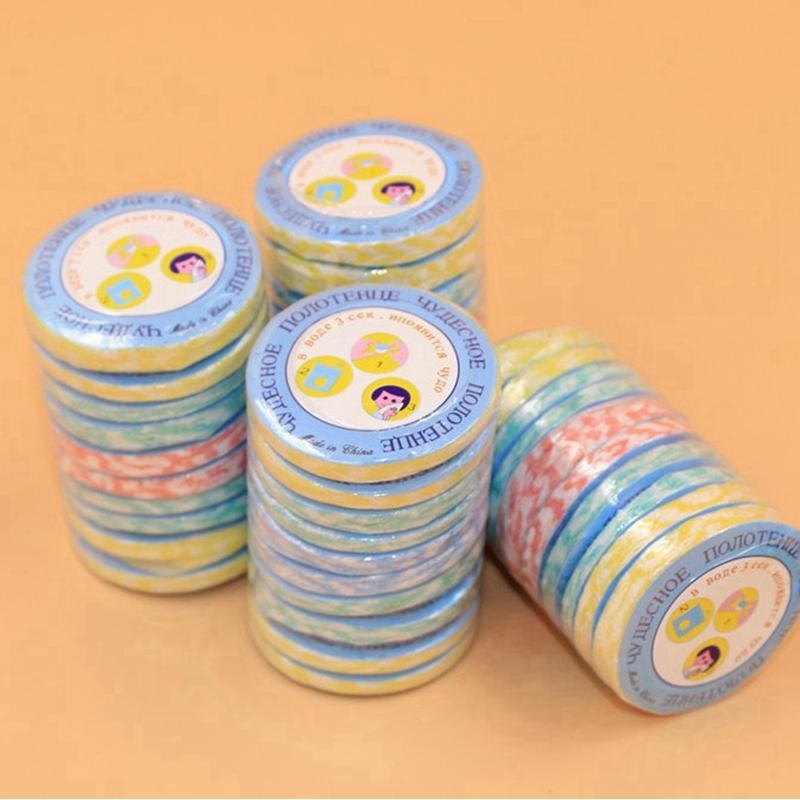 Printed Kitchen Tissue Set - 10 Pcs Polyester & Cotton Blend, 4.4x0.7 Cm Dimensions, Random Shades