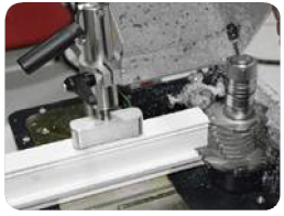 Semi-automatic Modular End Milling And Corner Cleaning Machine