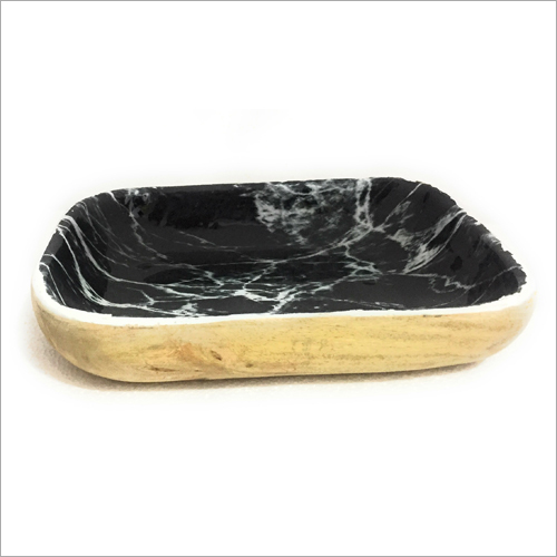 लैक्क्वर्ड एपॉक्सी वुडन ट्रे