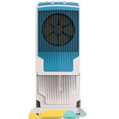 व्हाइट ब्लू एमिगो टॉवर एयर कूलर बॉडी