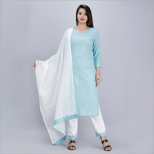 No Fade Rayon Designer Kurti