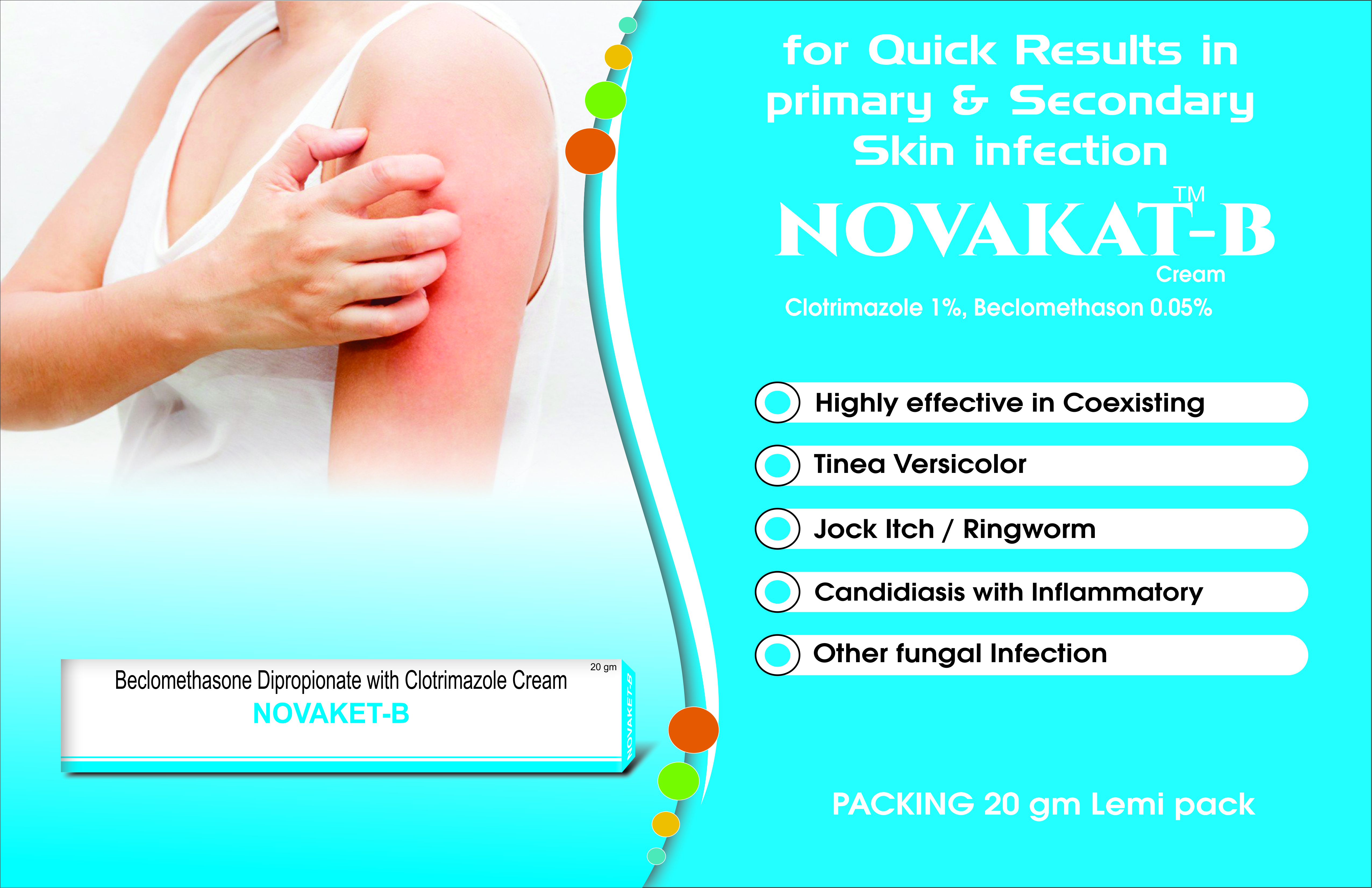 Truworth Novaket-b Cream - Formulations Type: External Use Drugs