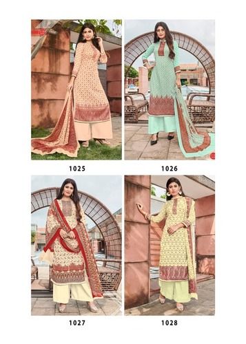 Aashi Woollen Pashmina Salwar Suits - Color: As Per Catalogue