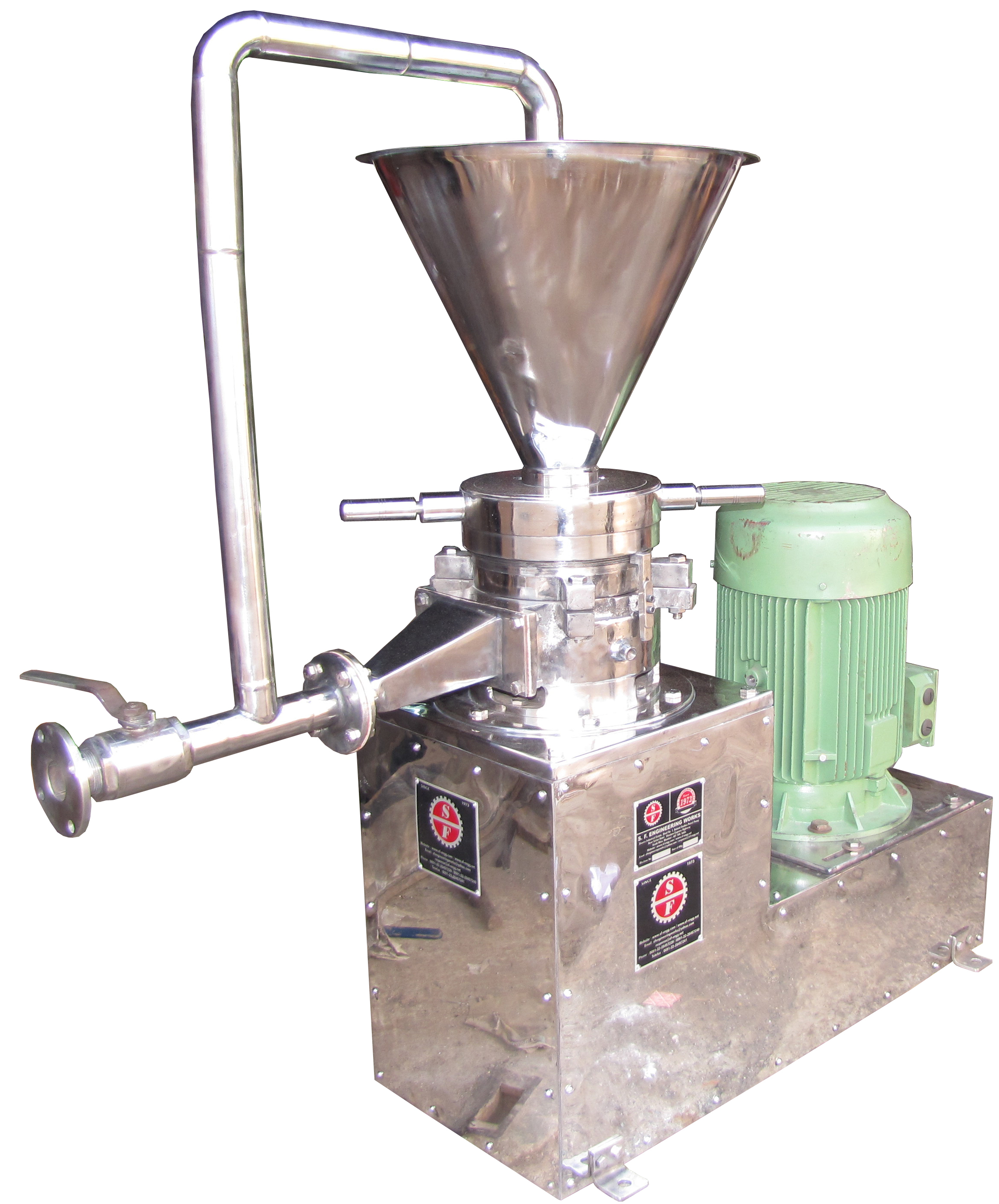 Toothed Colloid Mill - Stainless Steel, High Efficiency Grinding | Precision Particle Size Reduction With Versatile Applications