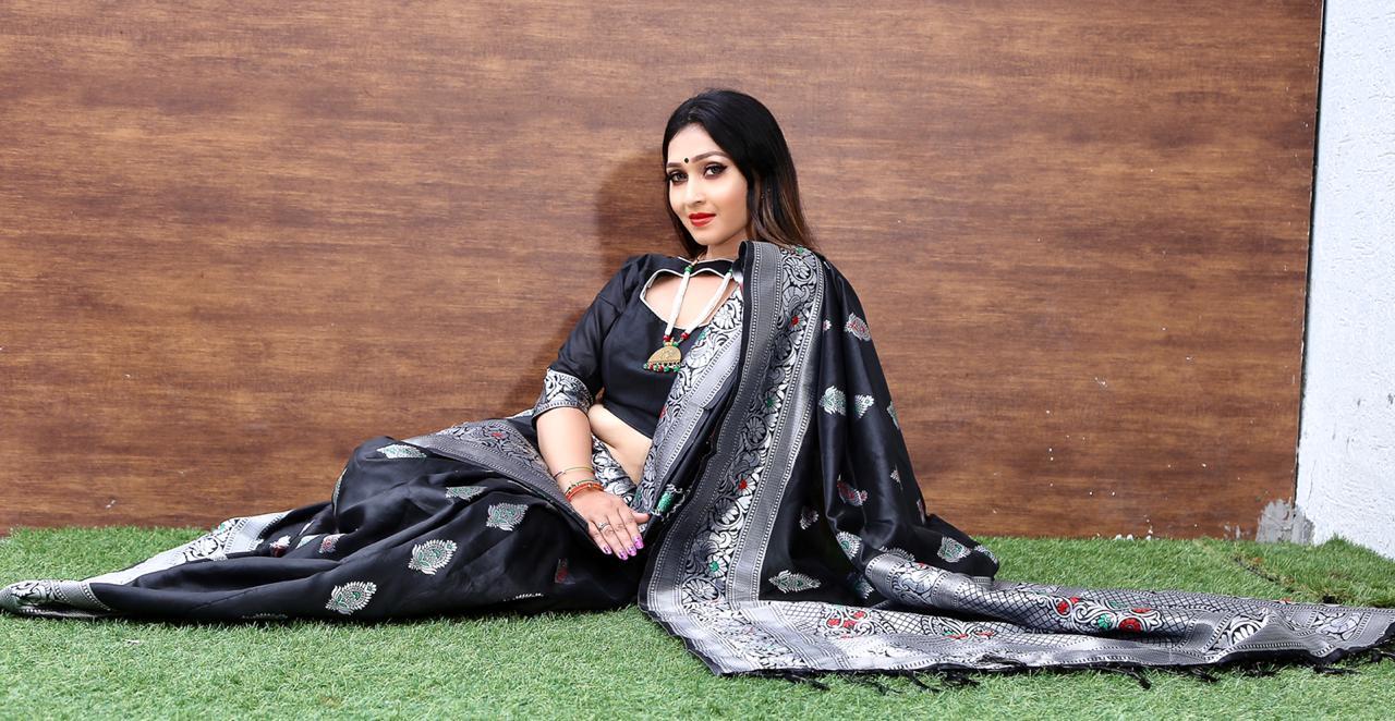 Multi Colour Soft Silk With Beautiful Saree