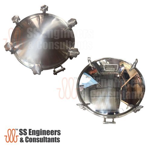 स्टेनलेस स्टील गोल मैनहोल