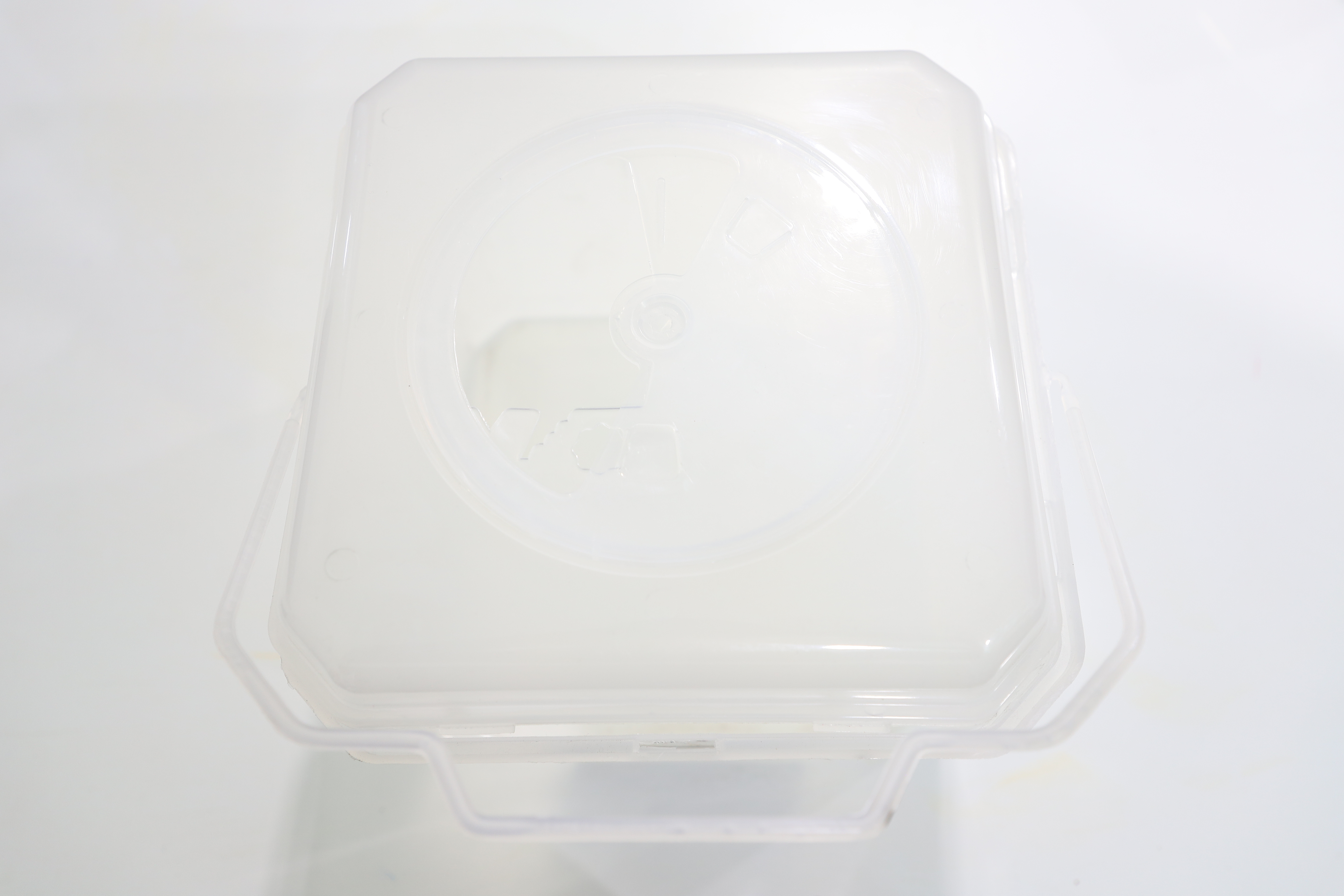 Medical Waste Sharp Container - Hdpe Plastic, 15x12 Inches, Transparent | Puncture Resistant, Hermetic Closure, Manual Operation, Portable