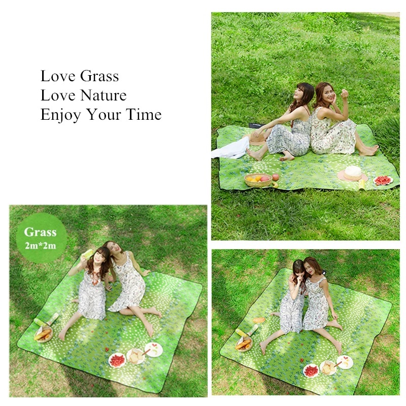150 X 100 Cm Heavy Quality Picnic Mat - Pvc Material, 400 G Weight | Random Shade, Compact Packing Size: 21.5 X 15 X 5.5 Cm