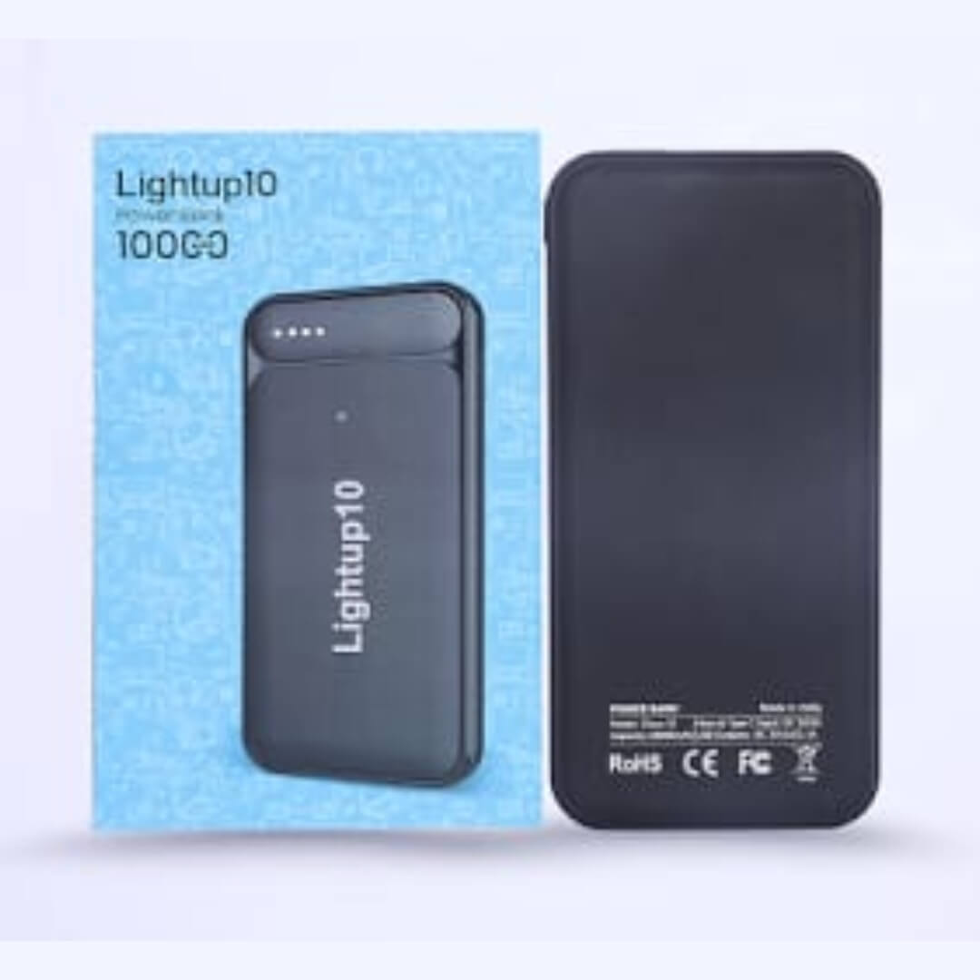 Light Up 10000mah Power Bank