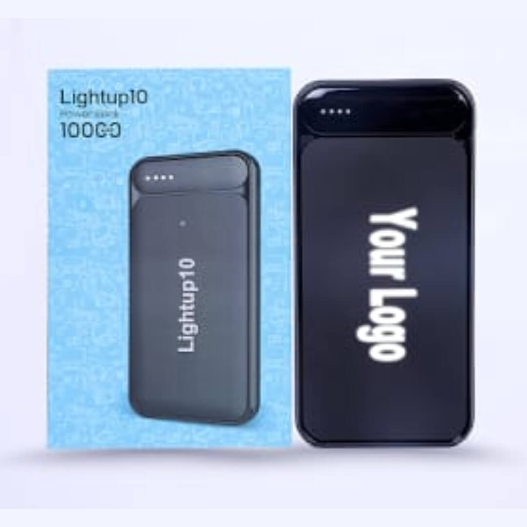 Light Up 10000mah Power Bank