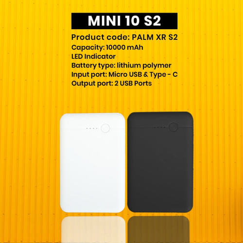 मिनी 10 एस2 10000 एमएएच पावर बैंक