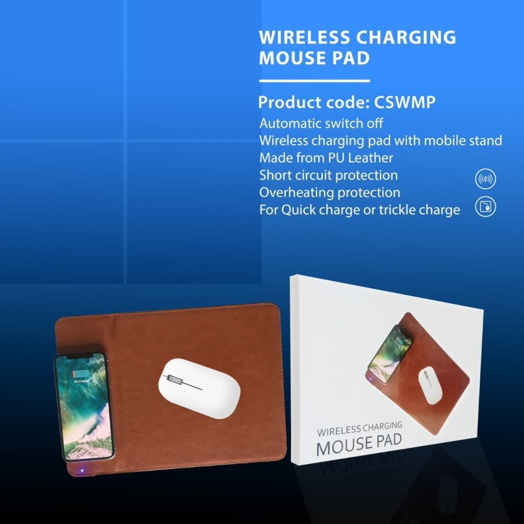 Wireless Charging Mouse Pad 10000mah