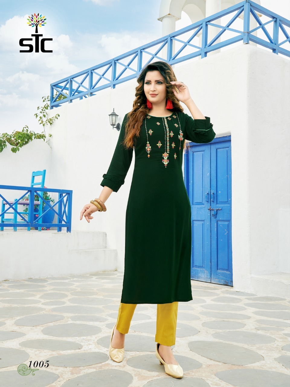 Dry Cleaning Rayon Glorious Kurti