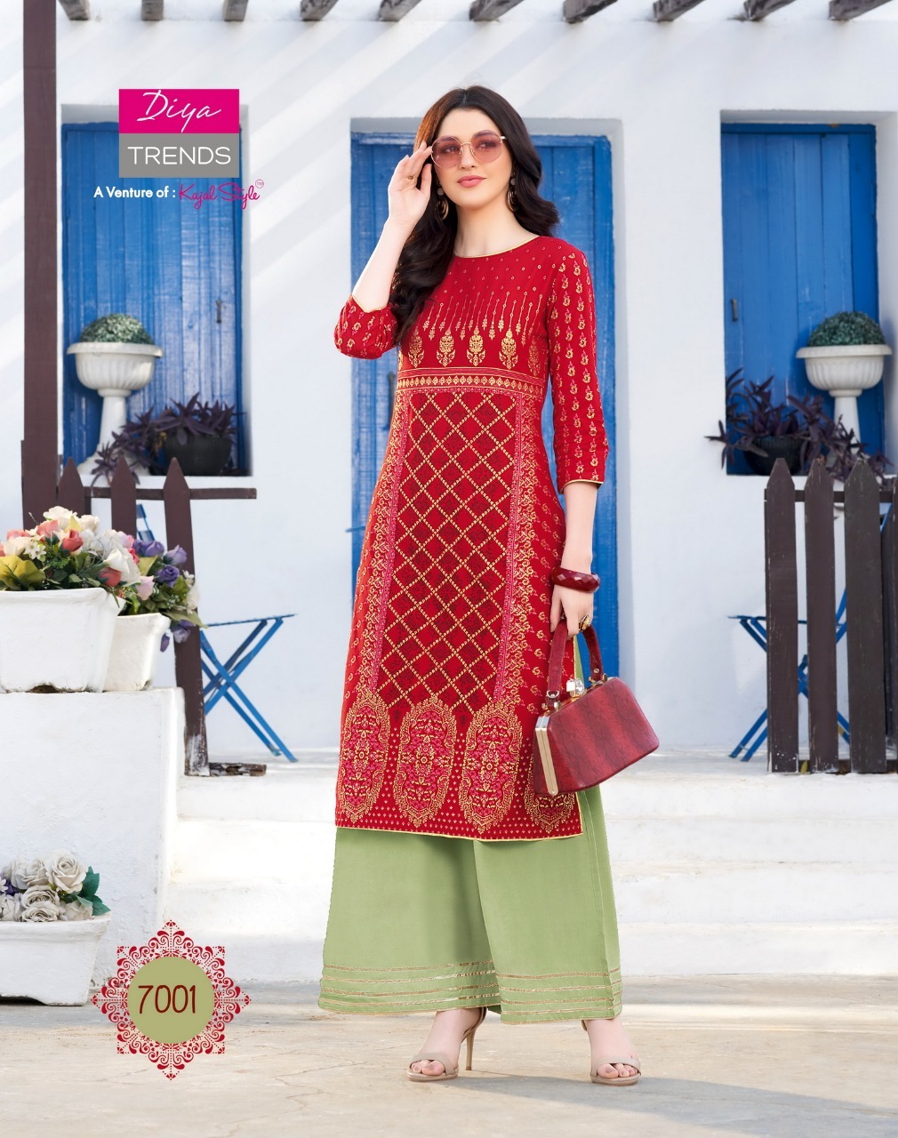 Dry Cleaning Kurti With Plazzo