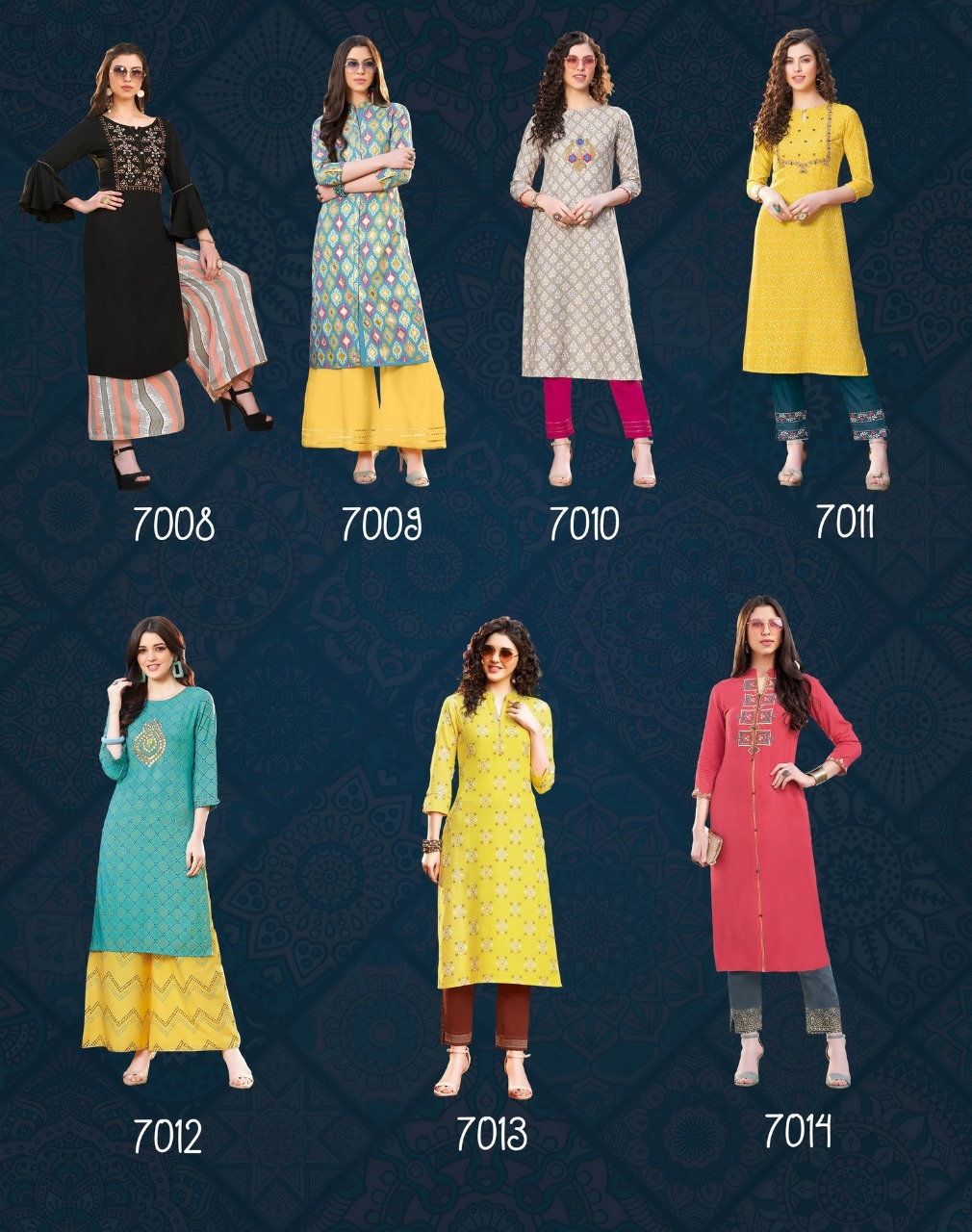 Dry Cleaning Kurti With Plazzo