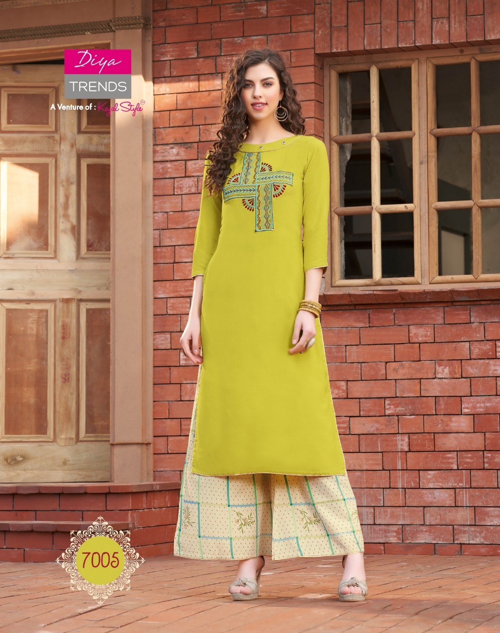 Dry Cleaning Kurti With Plazzo