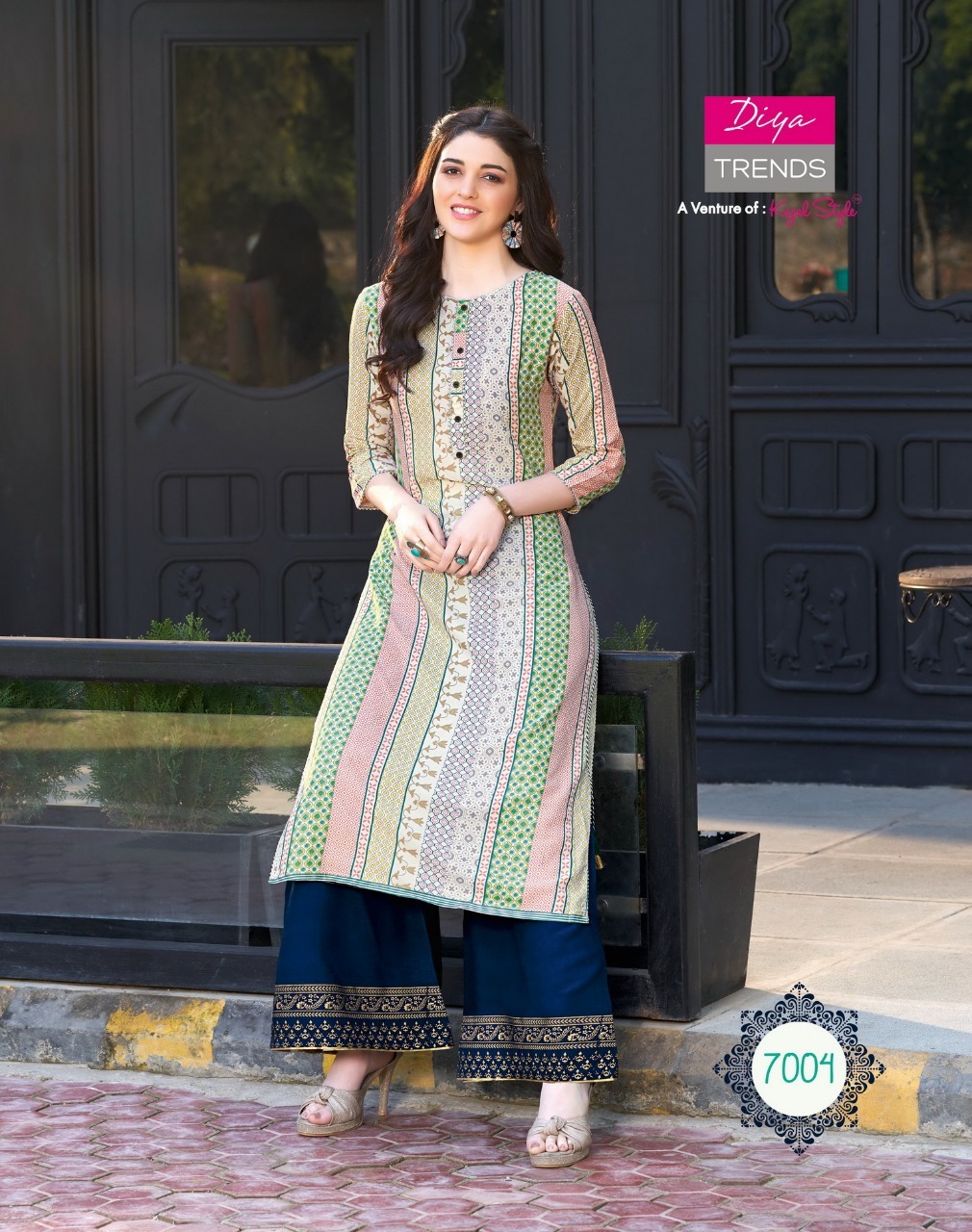 Dry Cleaning Kurti With Plazzo