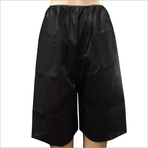 Disposable Shorts - Pp & Smmms Material Blue & White Disposable Plain Design For Hospital Usage