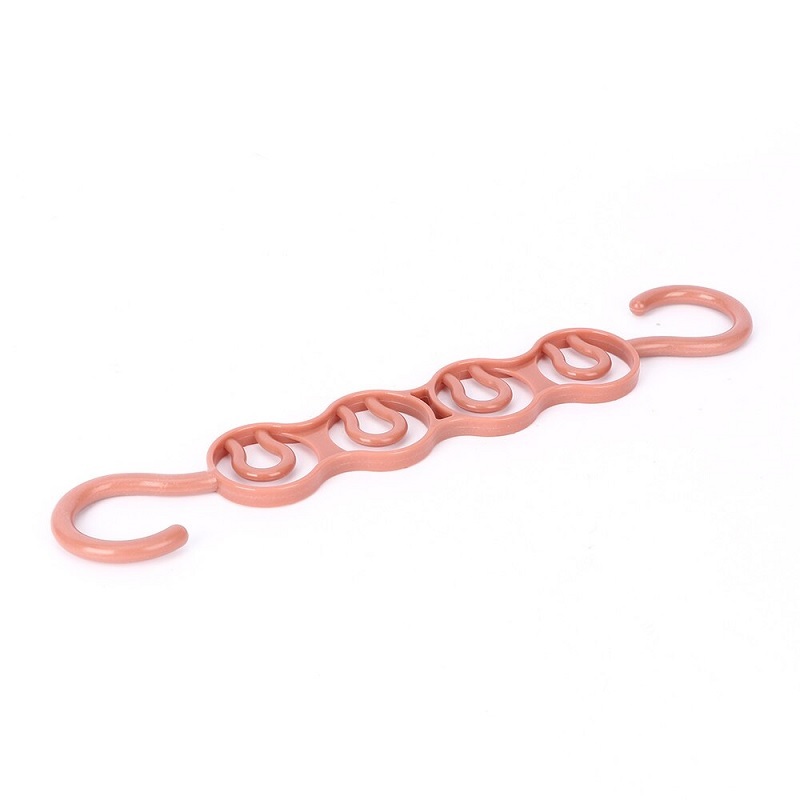 4 Hole Space Saving Clothes Hanger - Plastic, 32.5 X 5.4 X 0.8 Cm Dimensions | Lightweight 60g, Versatile Use For Various Clothing Types