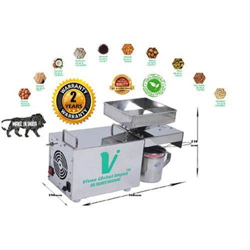 अर्ध-स्वचालित तेल प्रेस मशीन