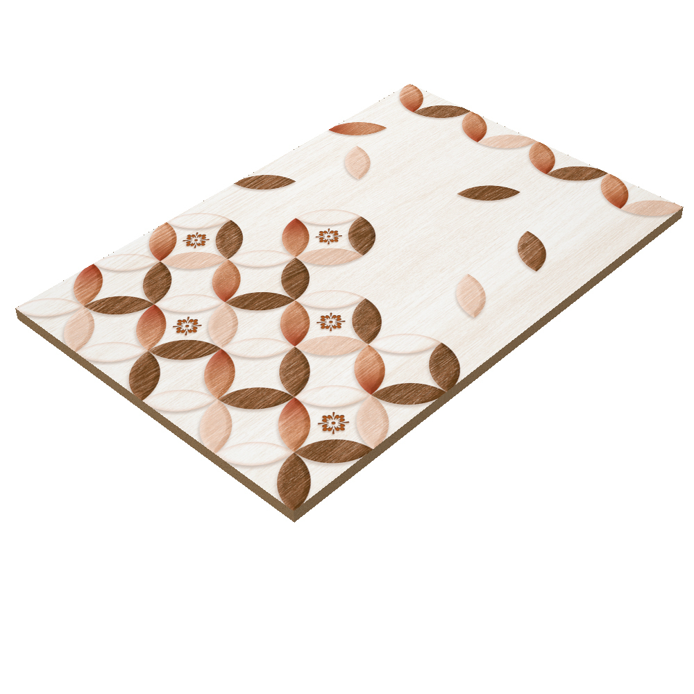 Ceramic Wall Tiles - 12x18 Mm | Multi-color, Acid-resistant, Glossy Finish, Polished Surface, Durable Design