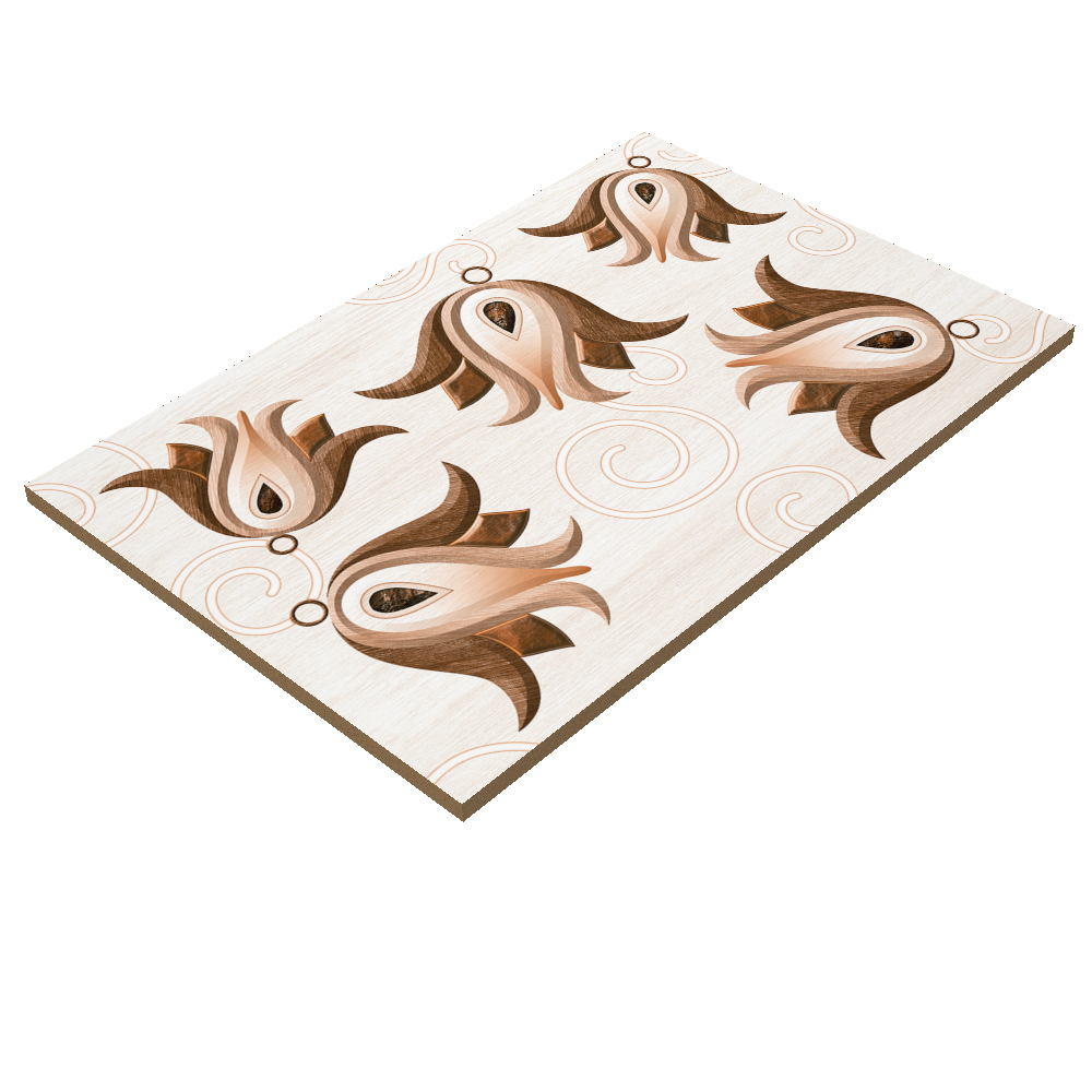 Ceramic Wall Tiles - 12x18 Mm | Multi-color, Acid-resistant, Glossy Finish, Polished Surface, Durable Design