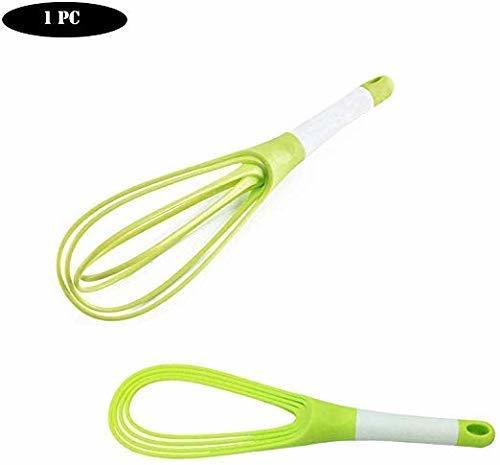 Foldable Plastic Whisk Beater - Plastic, 29x8x4 Cm | Rust Resistant, Non-stick, Dishwasher Safe, Easy To Clean & Store, Ideal For Kitchen Use