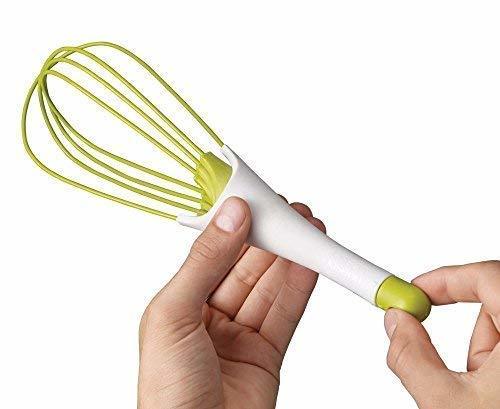 Foldable Plastic Whisk Beater - Plastic, 29x8x4 Cm | Rust Resistant, Non-stick, Dishwasher Safe, Easy To Clean & Store, Ideal For Kitchen Use
