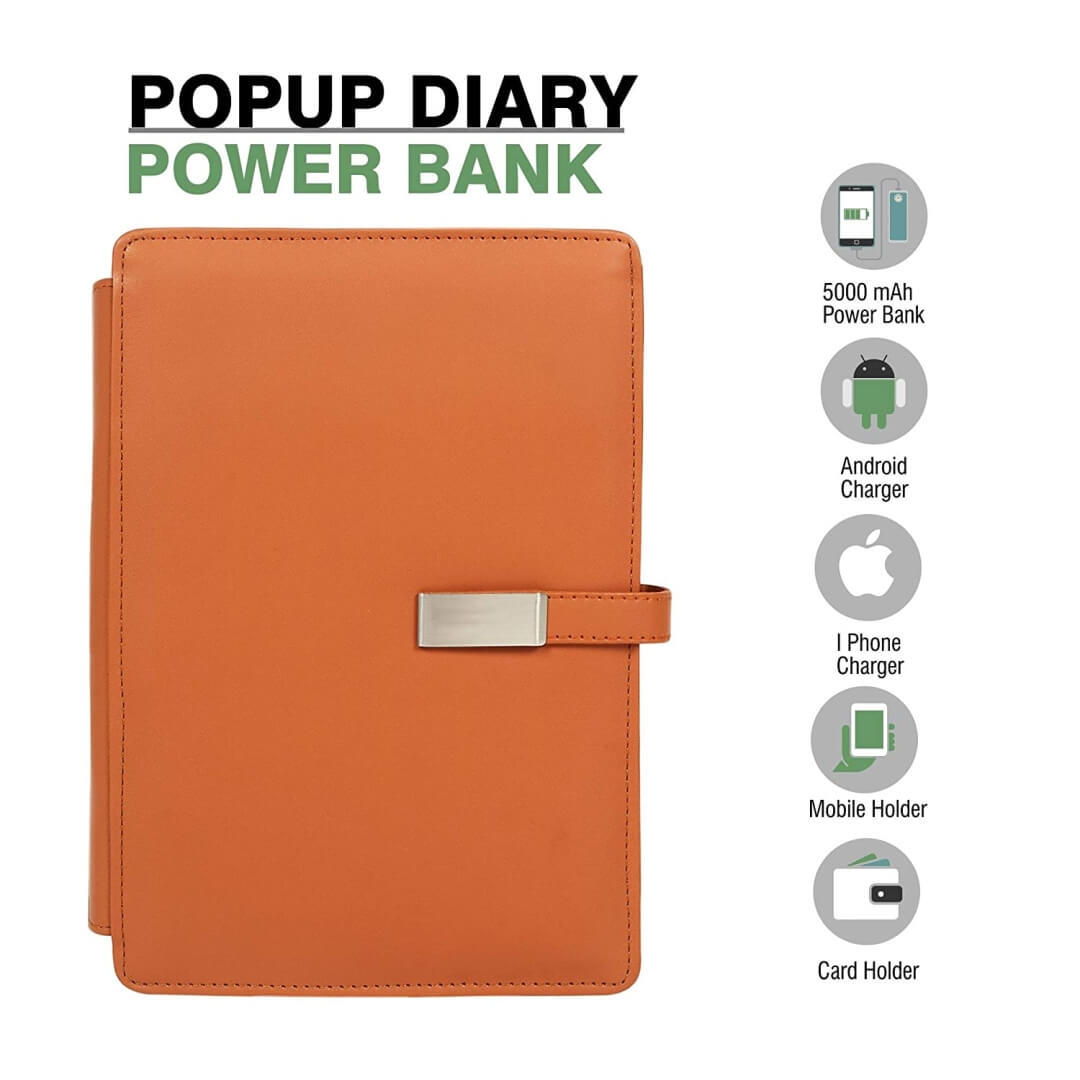Pop Up Diary Power Bank 5000mah