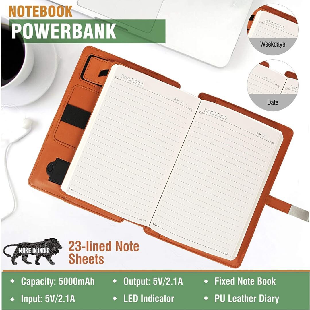 Pop Up Diary Power Bank 5000mah