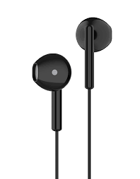 Black & White Hd Sound Weired Earphone