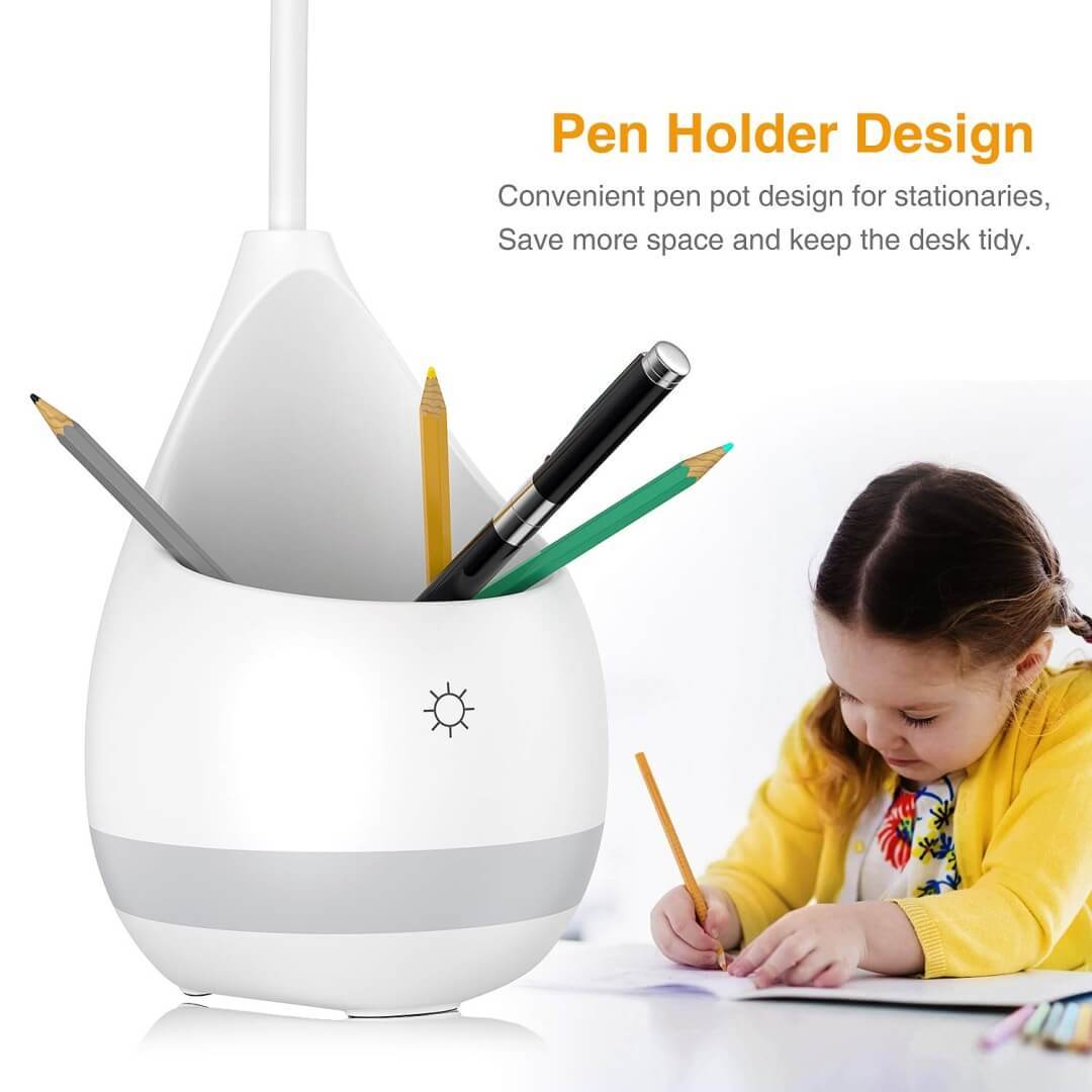 4 In 1 Led Touch Lamp - Abs Acrylic Material, Standard Size, White Color | Usb Rechargeable, Waterproof, Adjustable Brightness, Eco-friendly Design