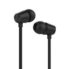 Black & Silver Pebble Play Wired Earphones