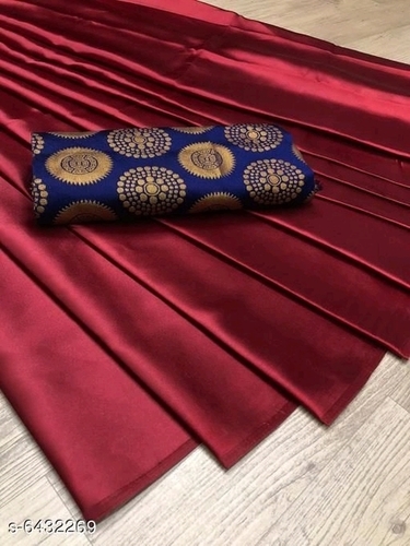 हिंदुस्तानी ब्रांड के साथ प्लेन कलर में सिल्क हिट कॉन्सेप्ट