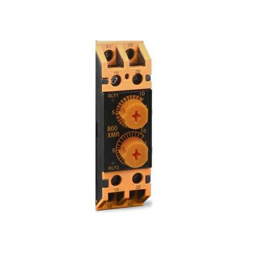 800XMR Forward Pause Reverse Timer - 1 C/O Relay Contact for Forward & Reverse, 20-240V AC/DC Supply | Digital Industrial Usage, 5% Accuracy, 12-Month Warranty