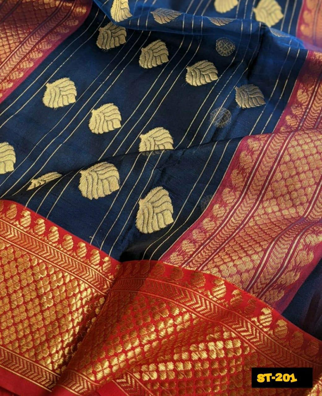 Multi Colour Banarasi Silk