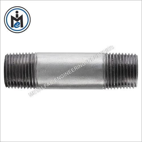 Pipe Nipple - Stainless Steel | Silver Color, Warranty Included