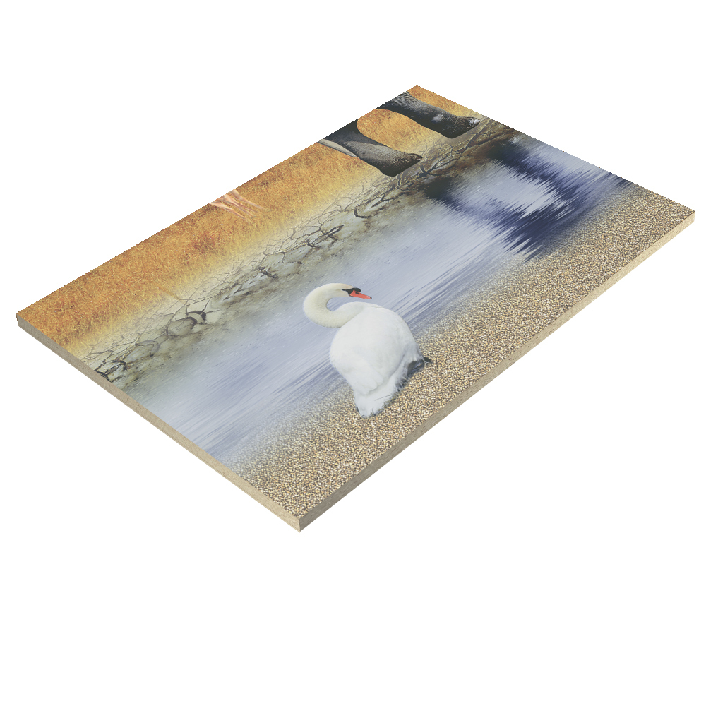 Digital Printed Glazed Ceramic Wall Tiles - 12x18 Inches, Multi-color | Acid-resistant, Heat Insulation, Wear-resistant, Polished Surface, 8mm Thickness