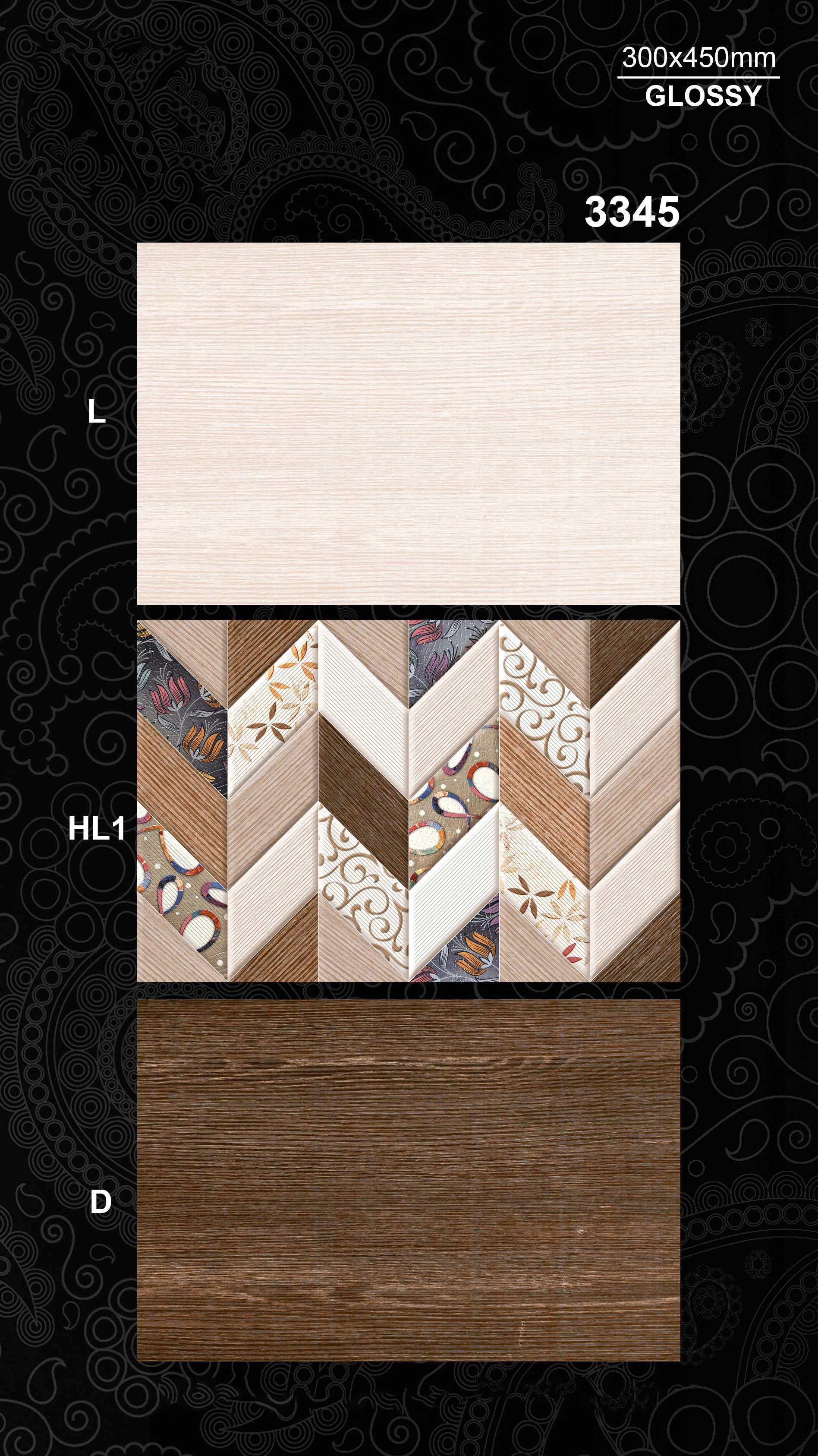 Ceramic Wall Tile - 30x45cm Rectangular Shape, Glossy Finish, Acid-resistant, Heat Insulation, Wear-resistant, Multi-color