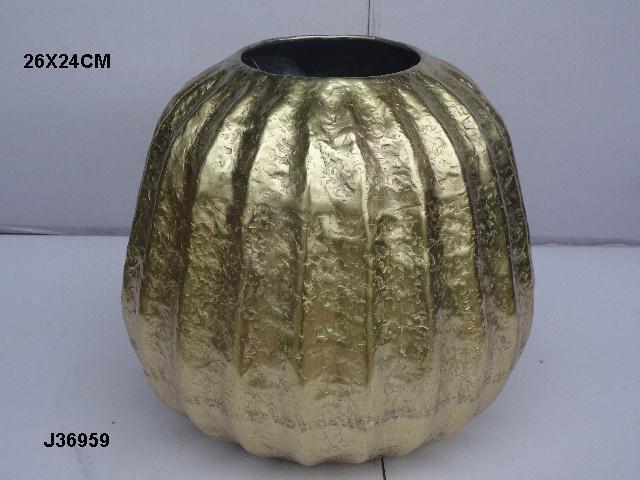 Hammered Aluminium Flower Vase Height: 15 Centimeter (Cm)