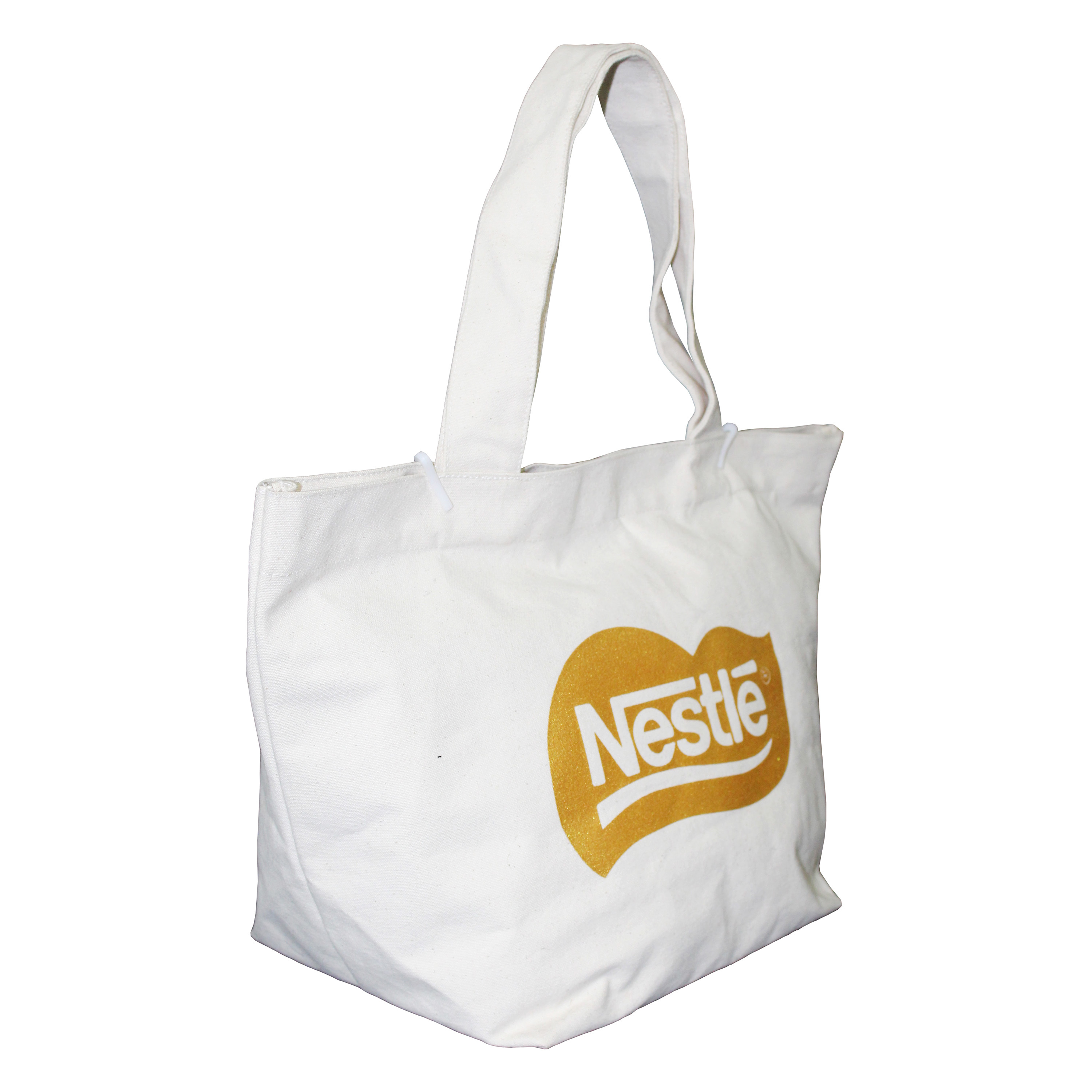 Natural Canvas Tote Bag With Open Hanging Pocket Capacity: 5 Kgs Kg/day