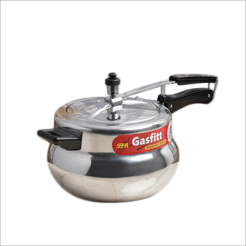 Kitchen Pressure Cooker - Aluminum, 5 Liters, 28x24x18 Cm | Lightweight 1.5 Kg, Bakelite Handle, 1 Year Warranty