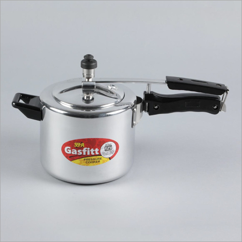 Kitchen Pressure Cooker - Aluminum, 5 Liters, 28x24x18 Cm | Lightweight 1.5 Kg, Bakelite Handle, 1 Year Warranty