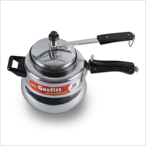 Kitchen Pressure Cooker - Aluminum, 5 Liters, 28x24x18 Cm | Lightweight 1.5 Kg, Bakelite Handle, 1 Year Warranty