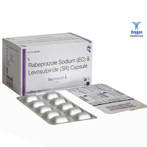 Rabeprazole & Levosulpiride Capsule - 20mg Rabeprazole & 75mg Levosulpiride, Effective Relief For Irritable Bowel Syndrome, Indigestion, Mental Disorders, Frequent Heartburn