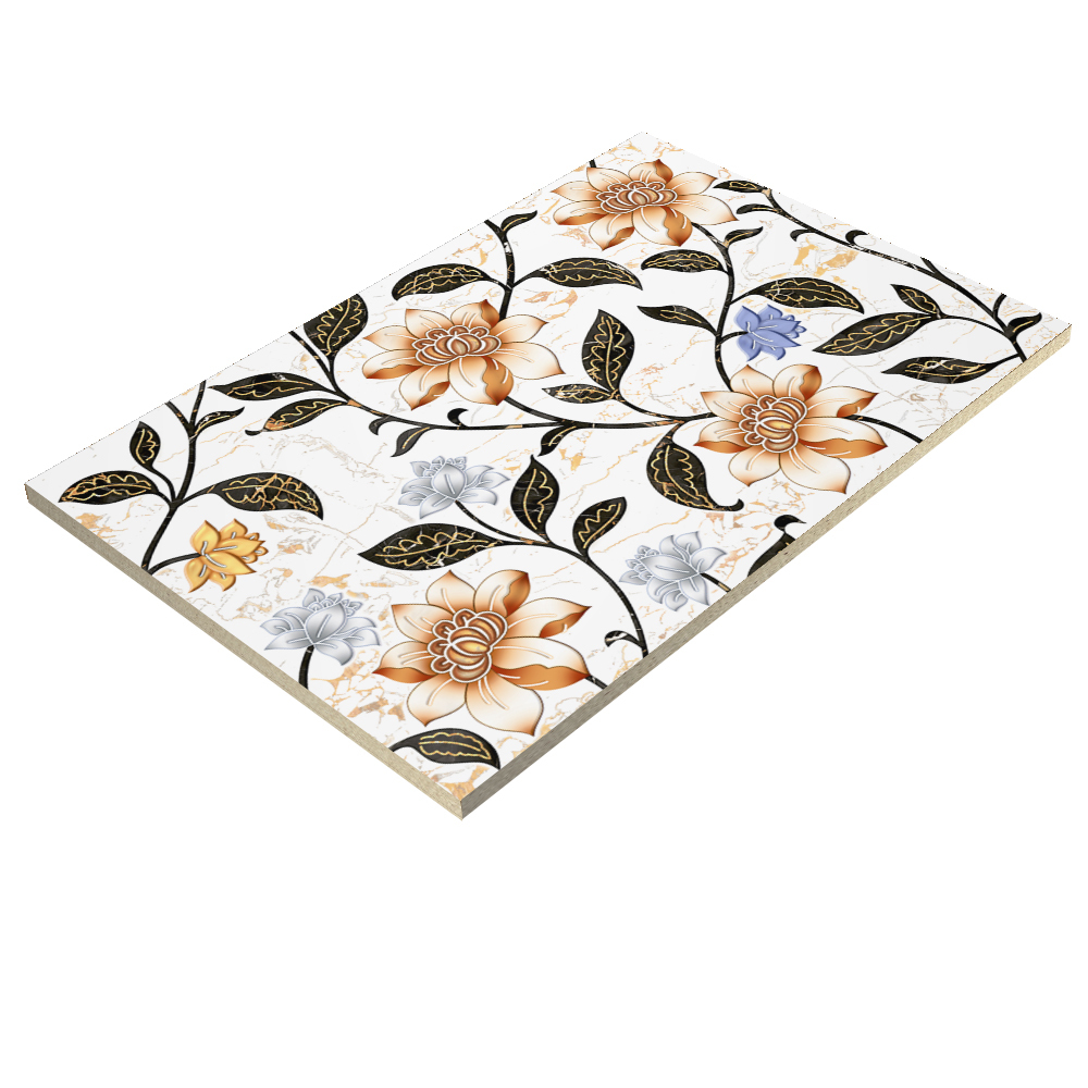Ceramic Wall Tiles - 12x18 Mm Glossy Finish | Multi-color, Acid-resistant, Antibacterial, Wear-resistant, 8mm Thickness
