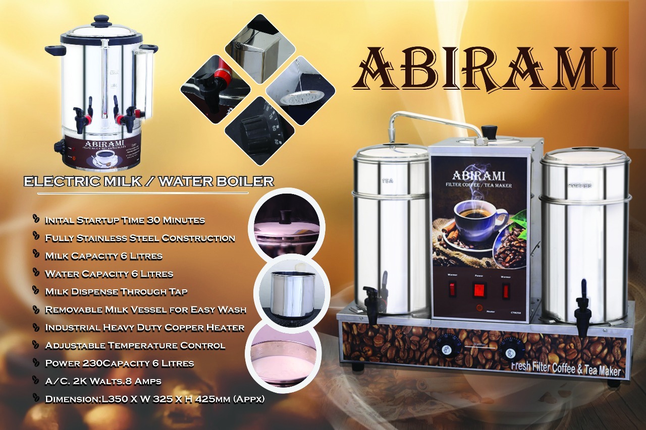 Stainless Steel Electric Tea Making Machine